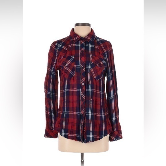Rails Xs long sleeve plaid button down shirt - Picture 1 of 4